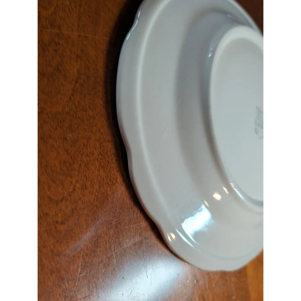 Oneida Buffalo‎ China Cream White Restaurant Ware Side Plates 9.5 inch EUC